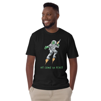 Alien, We Come In Peace - Short-Sleeve Unisex T-Shirt