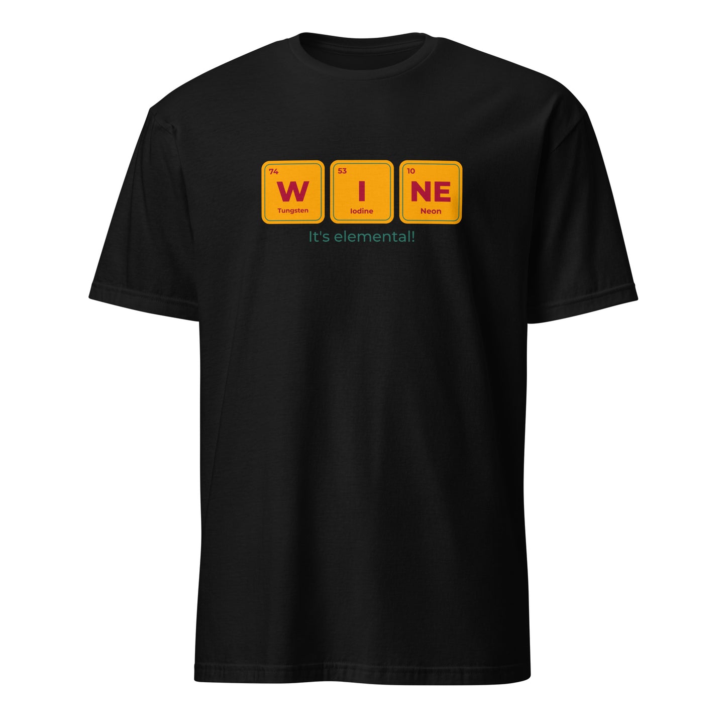 Wine, It's Elemental - Short-Sleeve Unisex T-Shirt