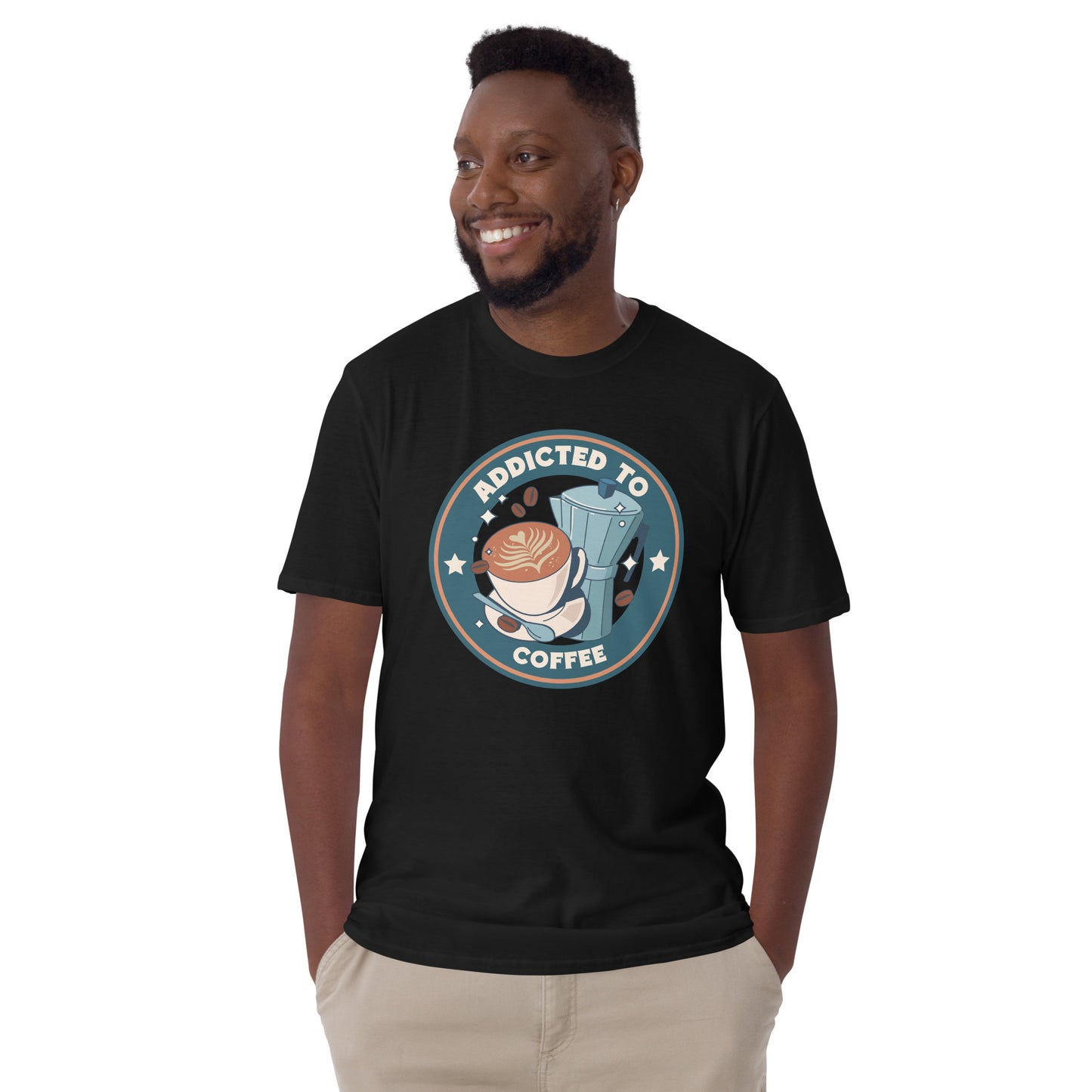 Addicted To Coffee - Short-Sleeve Unisex T-Shirt