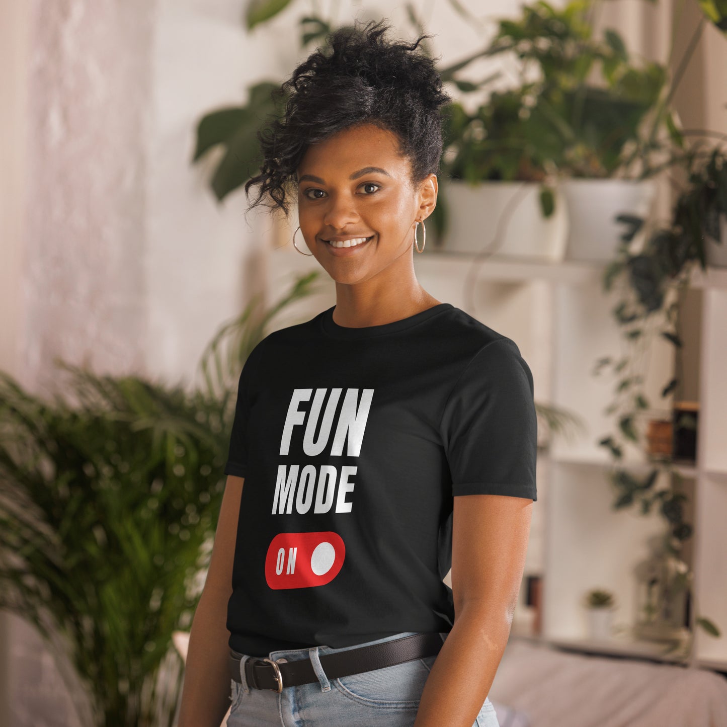 Fun Mode On - Short-Sleeve Unisex T-Shirt