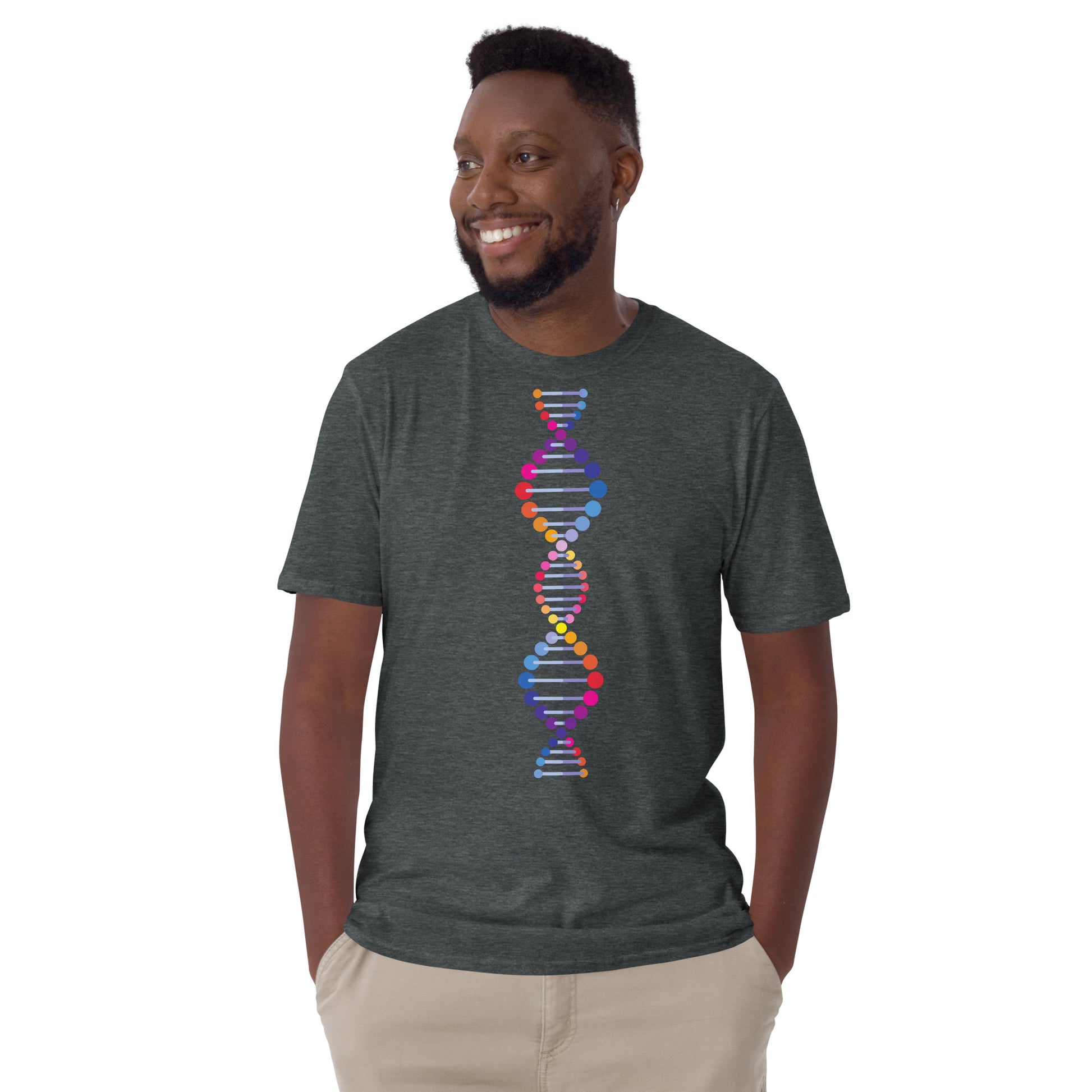 DNA - Short-Sleeve Unisex T-Shirt Unisex T-shirt Globally Fulfilled Printed Worldwide Science