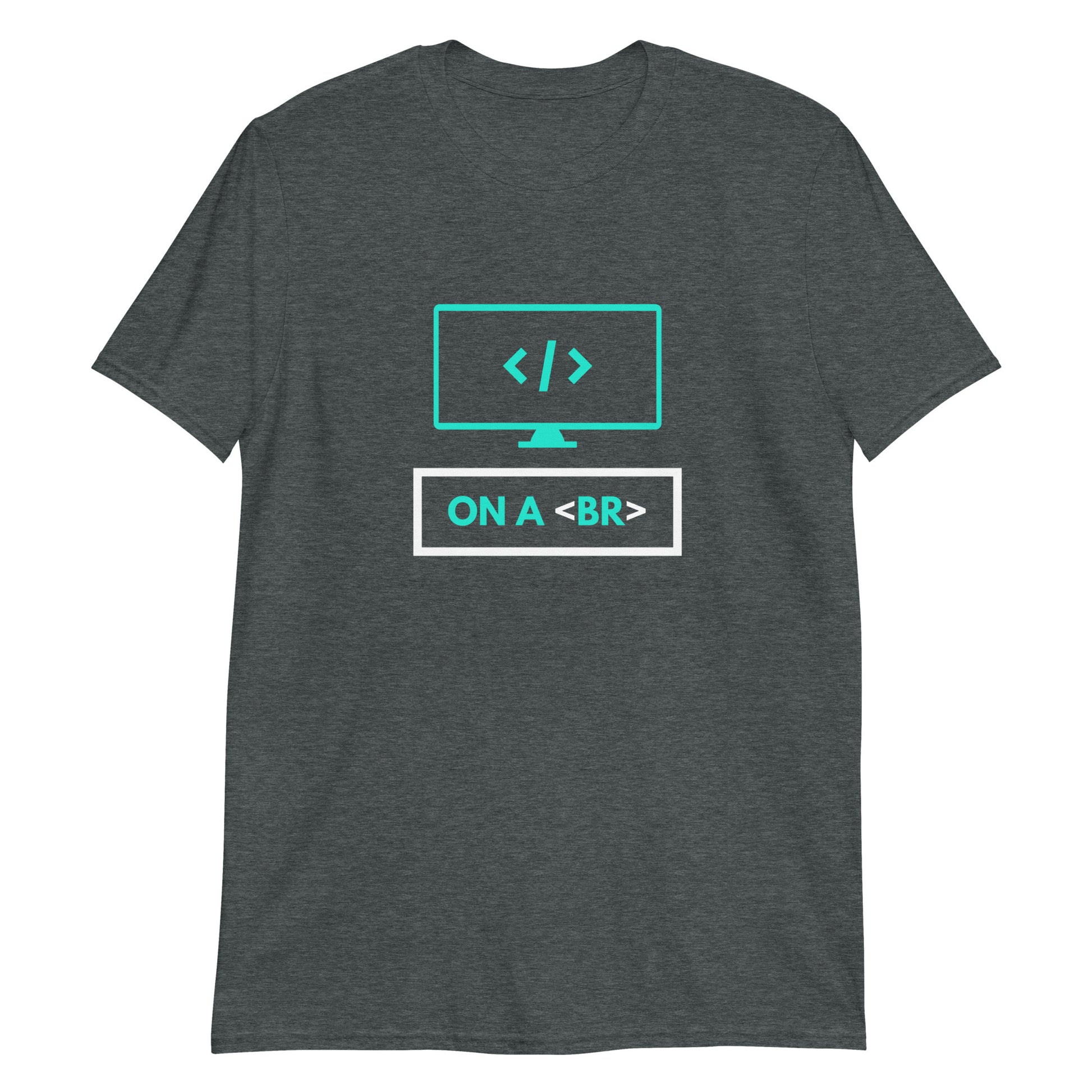 On A Break - Short-Sleeve Unisex T-Shirt Dark Heather Tech