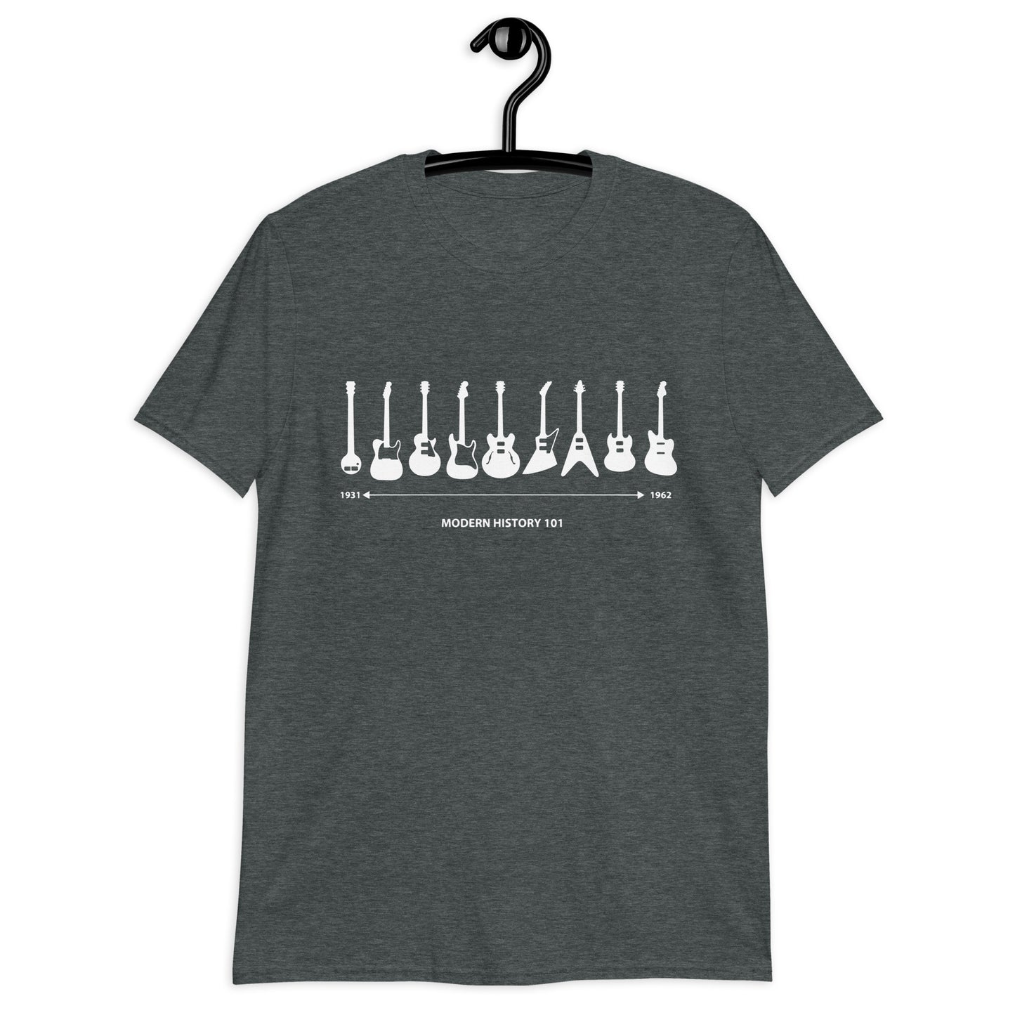 Guitar Timeline - Short-Sleeve Unisex T-Shirt