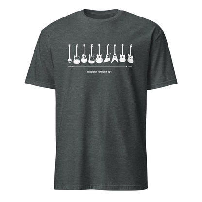 Guitar Timeline - Short-Sleeve Unisex T-Shirt