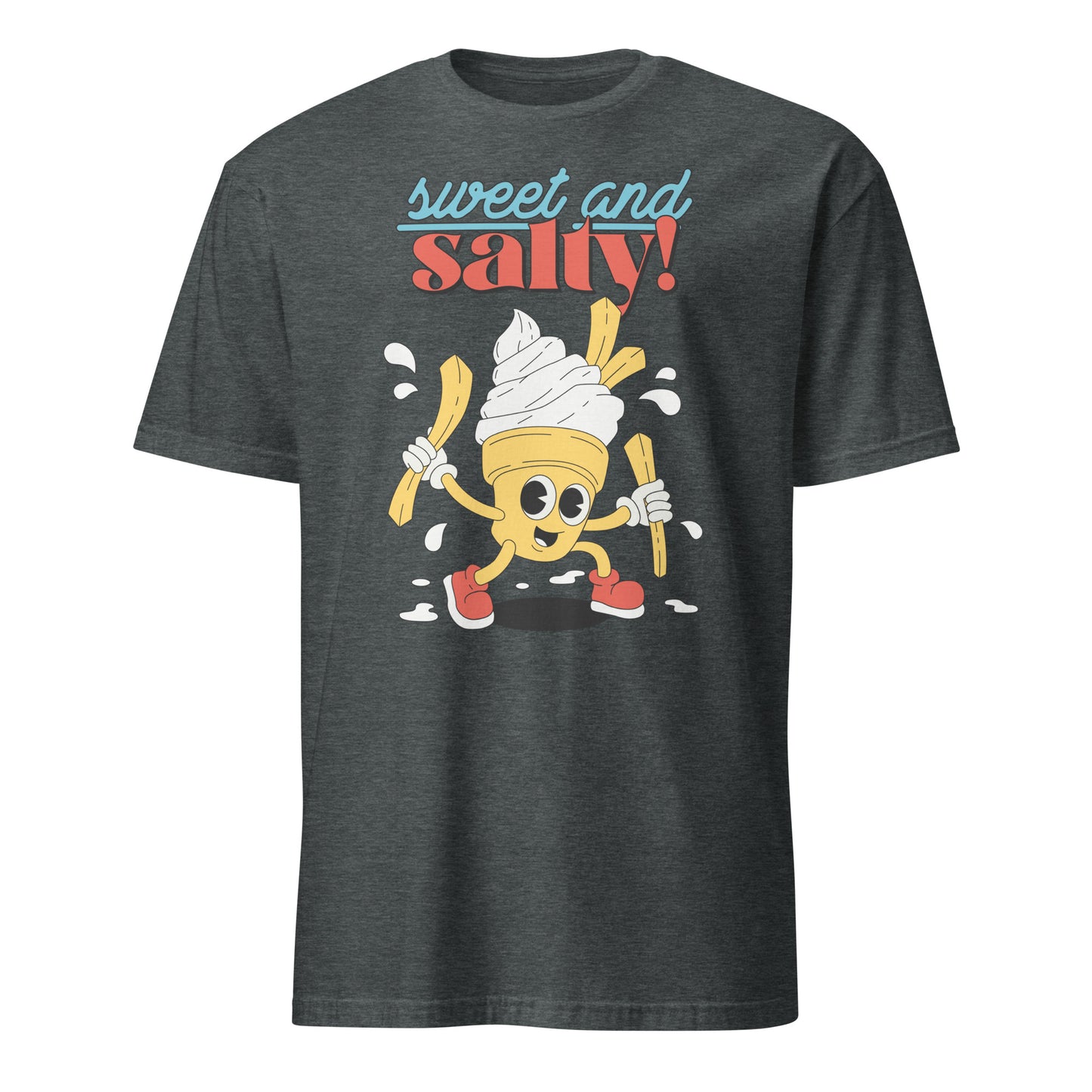 Sweet And Salty, Ice-Cream And Fries - Short-Sleeve Unisex T-Shirt