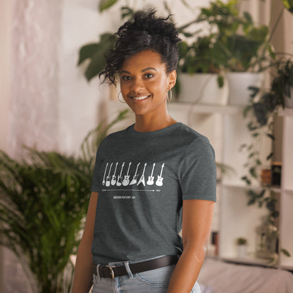 Guitar Timeline - Short-Sleeve Unisex T-Shirt