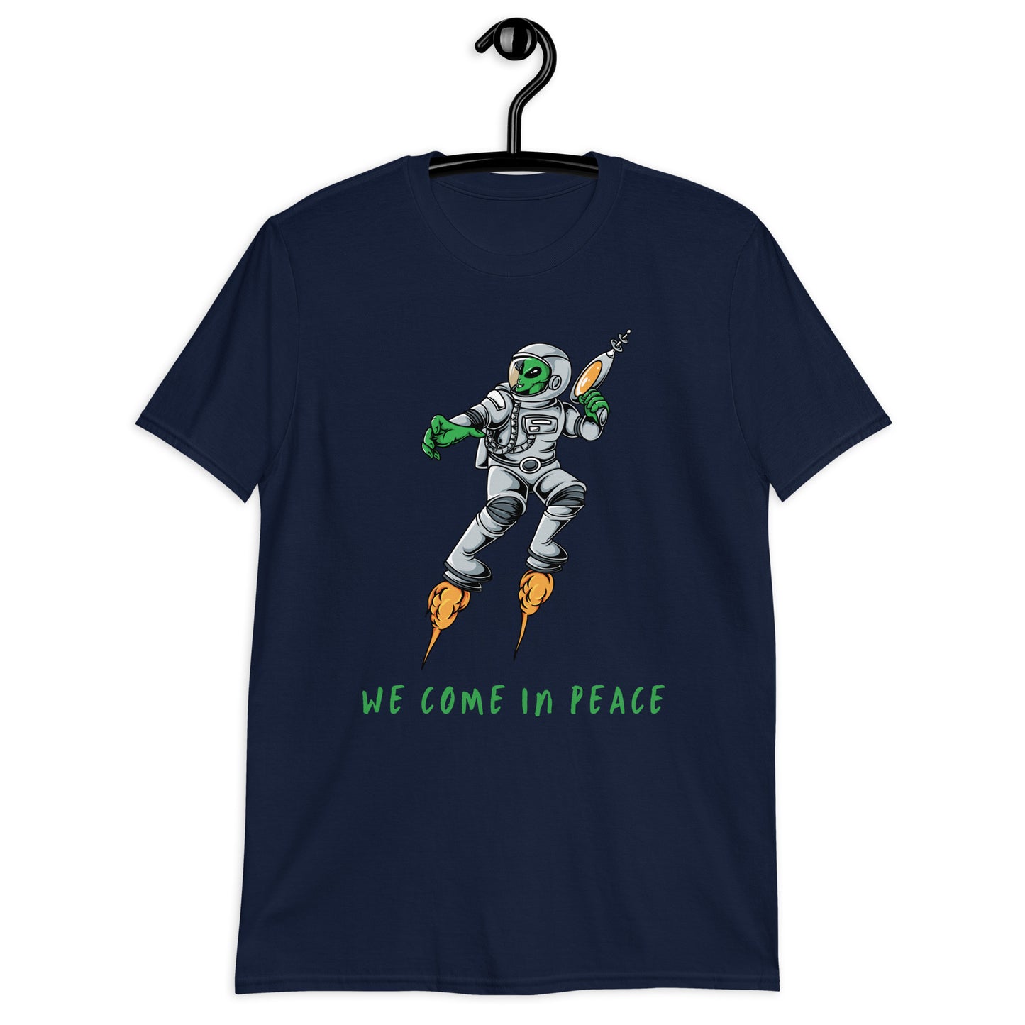 Alien, We Come In Peace - Short-Sleeve Unisex T-Shirt Unisex T-shirt funny sci fi