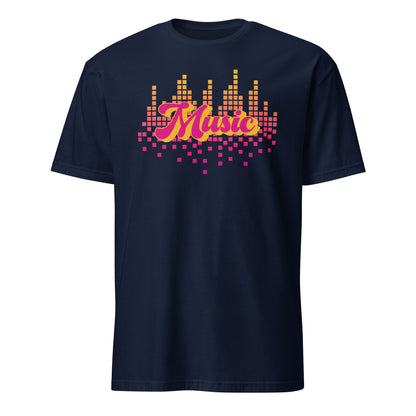 Music - Short-Sleeve Unisex T-Shirt Navy Unisex T-shirt Globally Fulfilled Music Printed Worldwide