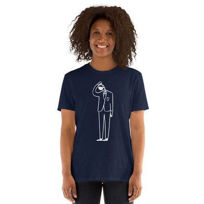 Coffee Brain - Short-Sleeve Unisex T-Shirt