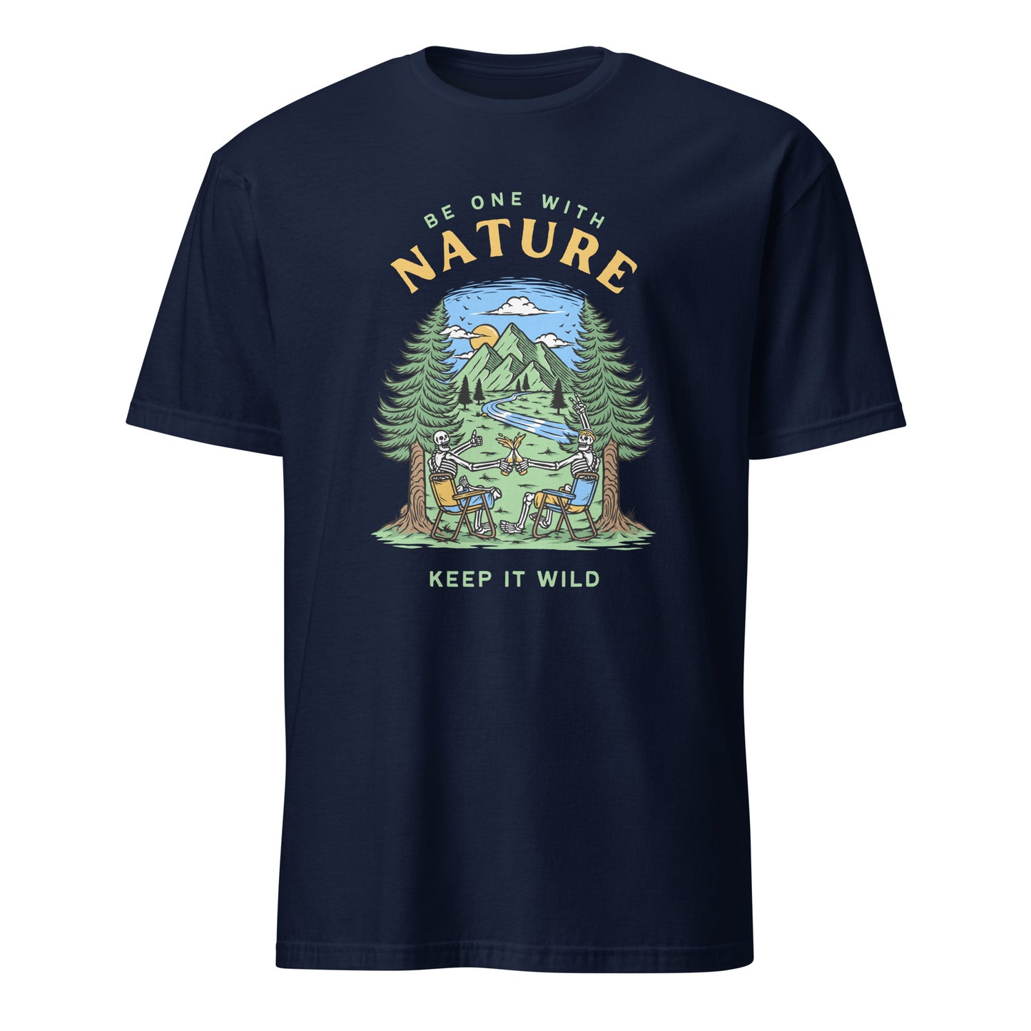 Be One With Nature - Short-Sleeve Unisex T-Shirt