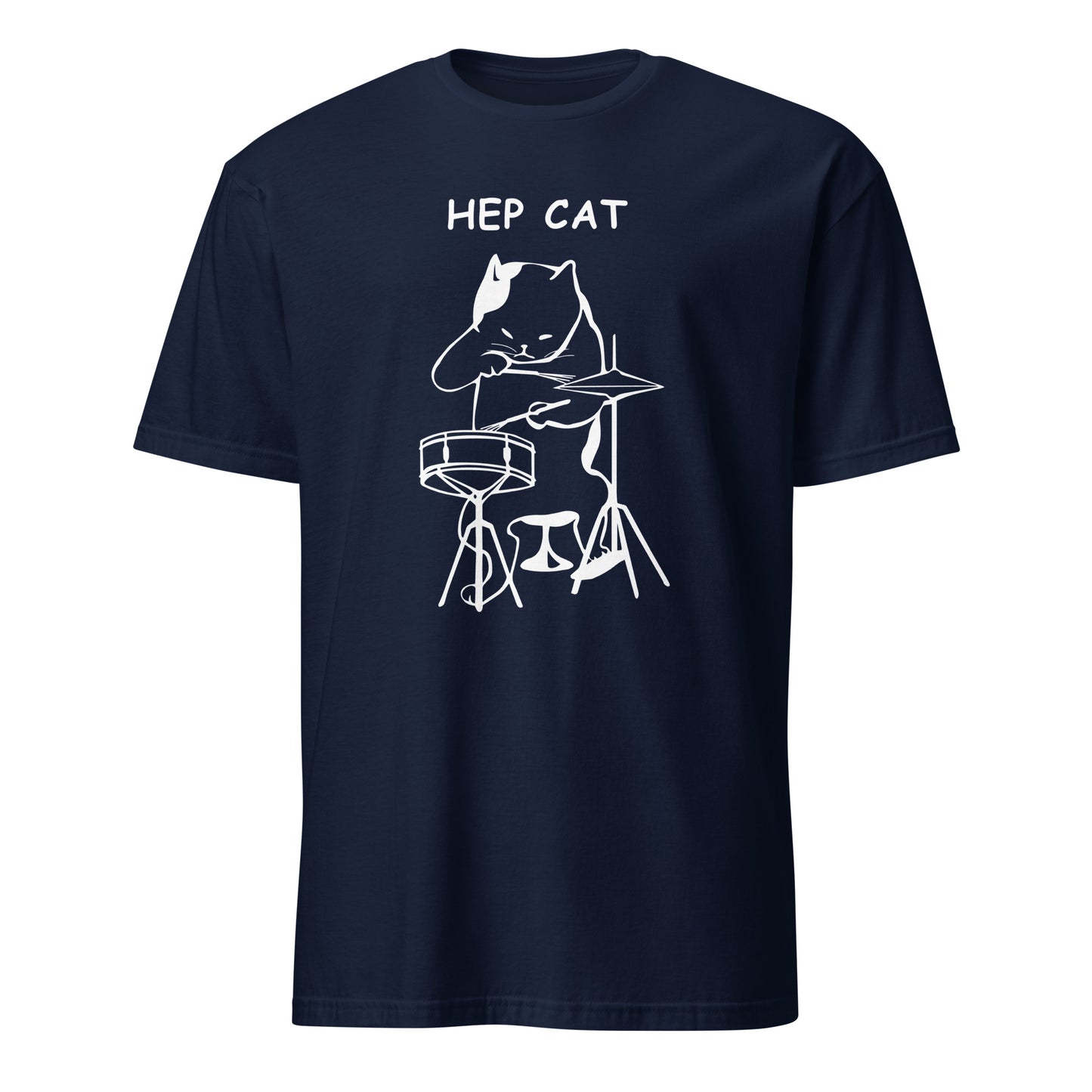 Hep Cat, Drums - Short-Sleeve Unisex T-Shirt