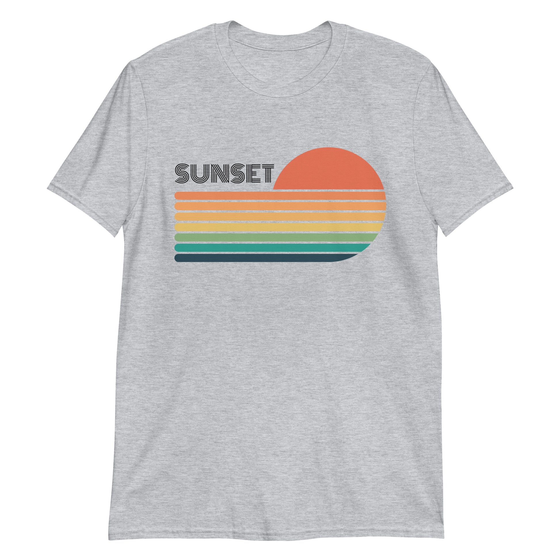 Sunset - Short-Sleeve Unisex T-Shirt Sport Grey Unisex T-shirt Summer