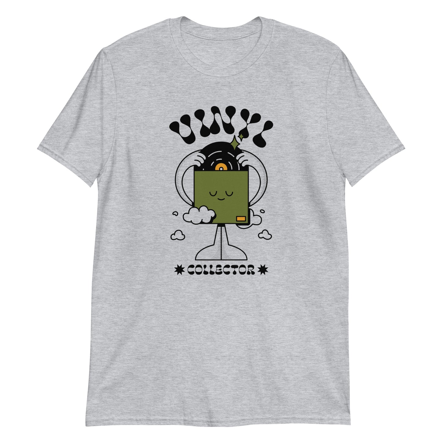 Vinyl Collector - Short-Sleeve Unisex T-Shirt Sport Grey Unisex T-shirt Music