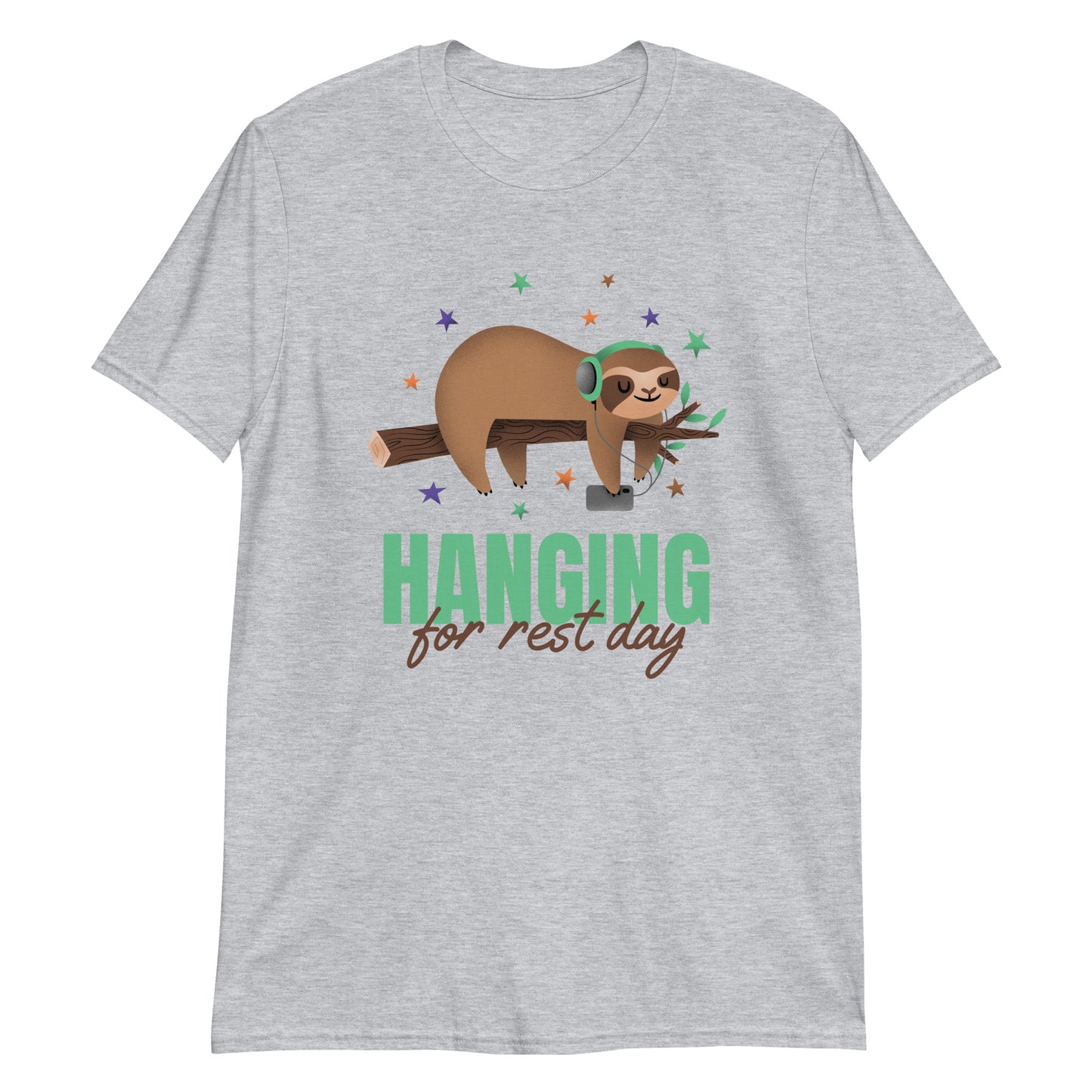 Hanging For Rest Day - Short-Sleeve Unisex T-Shirt Sport Grey Unisex T-shirt Animal