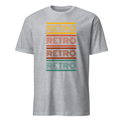 Retro - Short-Sleeve Unisex T-Shirt Sport Grey Unisex T-shirt Globally Fulfilled Printed Worldwide Retro