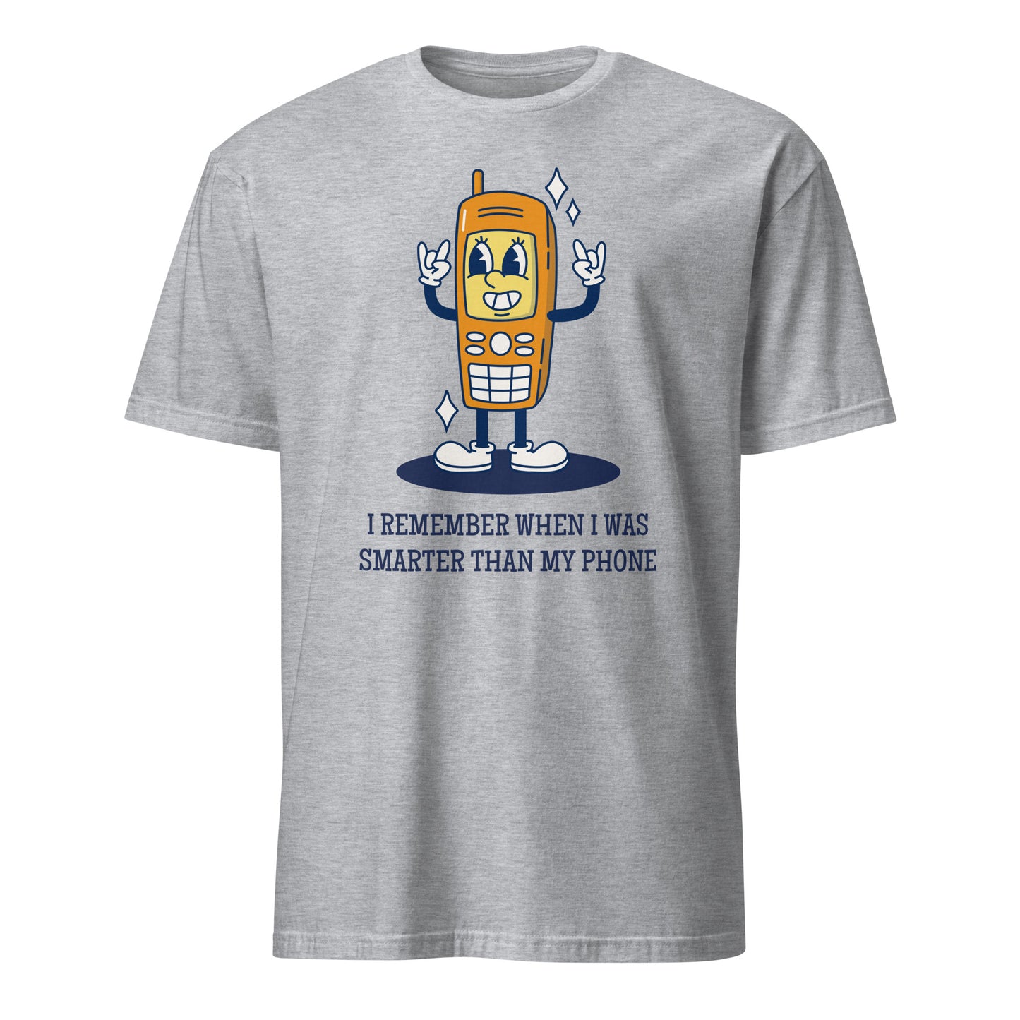 I Remember When I Was Smarter Than My Phone - Short-Sleeve Unisex T-Shirt