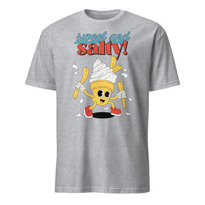 Sweet And Salty, Ice-Cream And Fries - Short-Sleeve Unisex T-Shirt