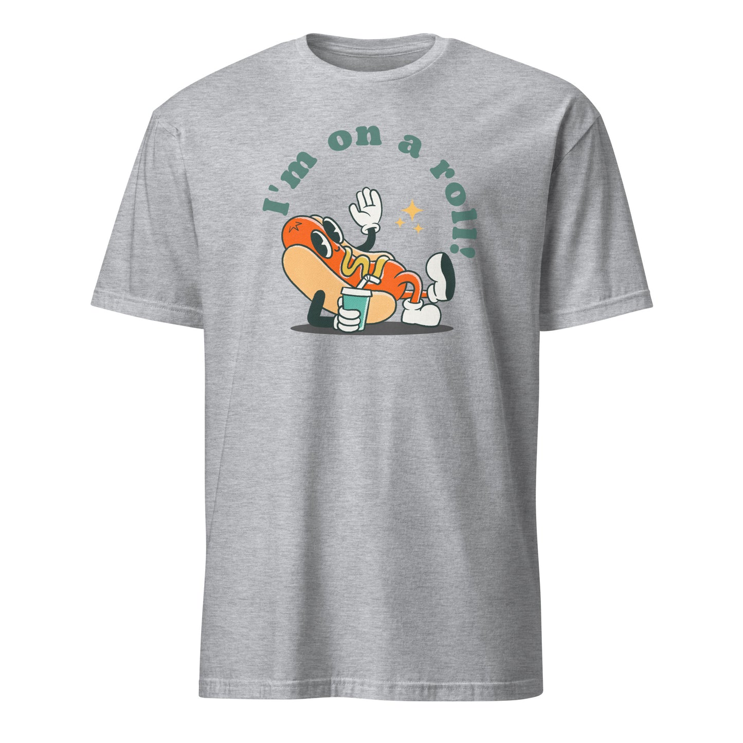 Hot Dog, I'm On A Roll - Short-Sleeve Unisex T-Shirt