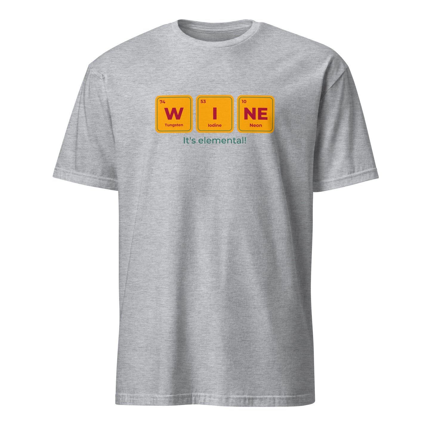 Wine, It's Elemental - Short-Sleeve Unisex T-Shirt