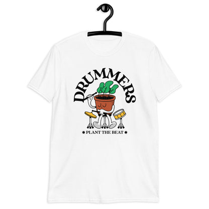 Drummers Plant The Beat - Short-Sleeve Unisex T-Shirt Unisex T-shirt Music Plants