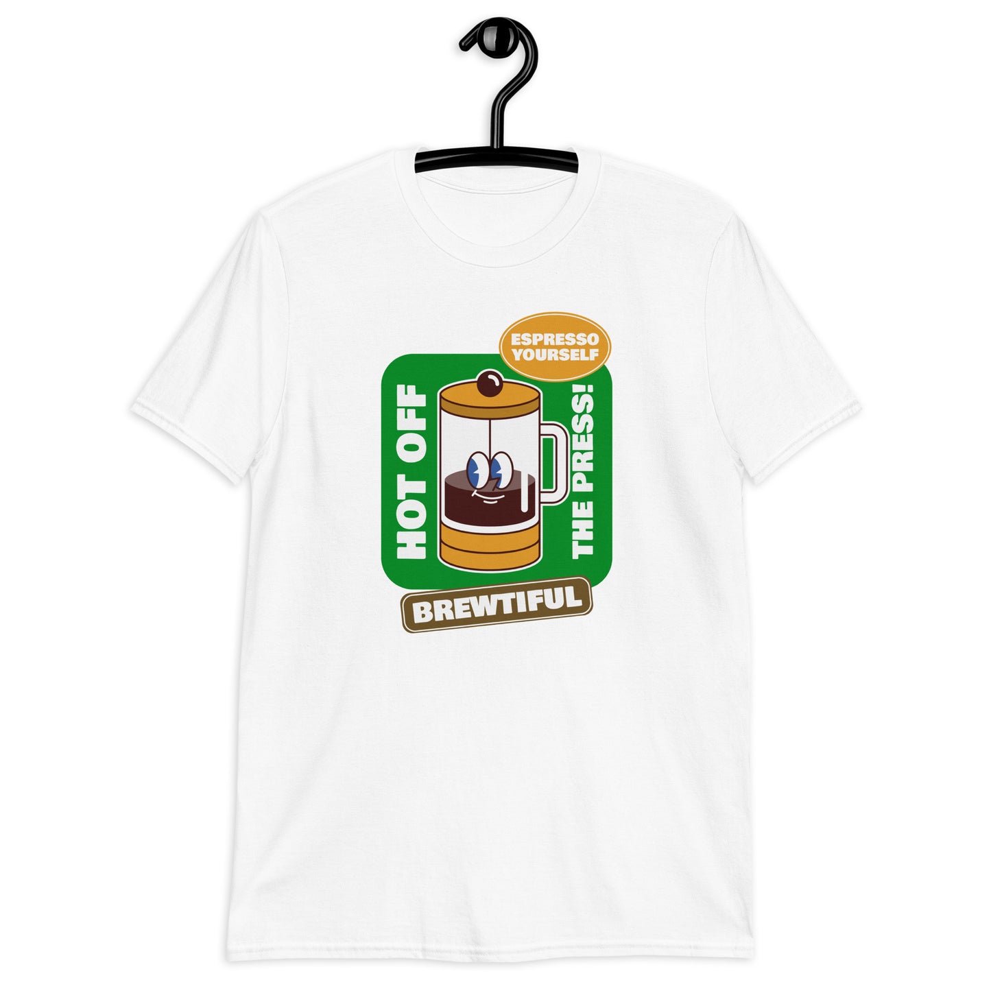 Brewtiful - Short-Sleeve Unisex T-Shirt Unisex T-shirt Coffee