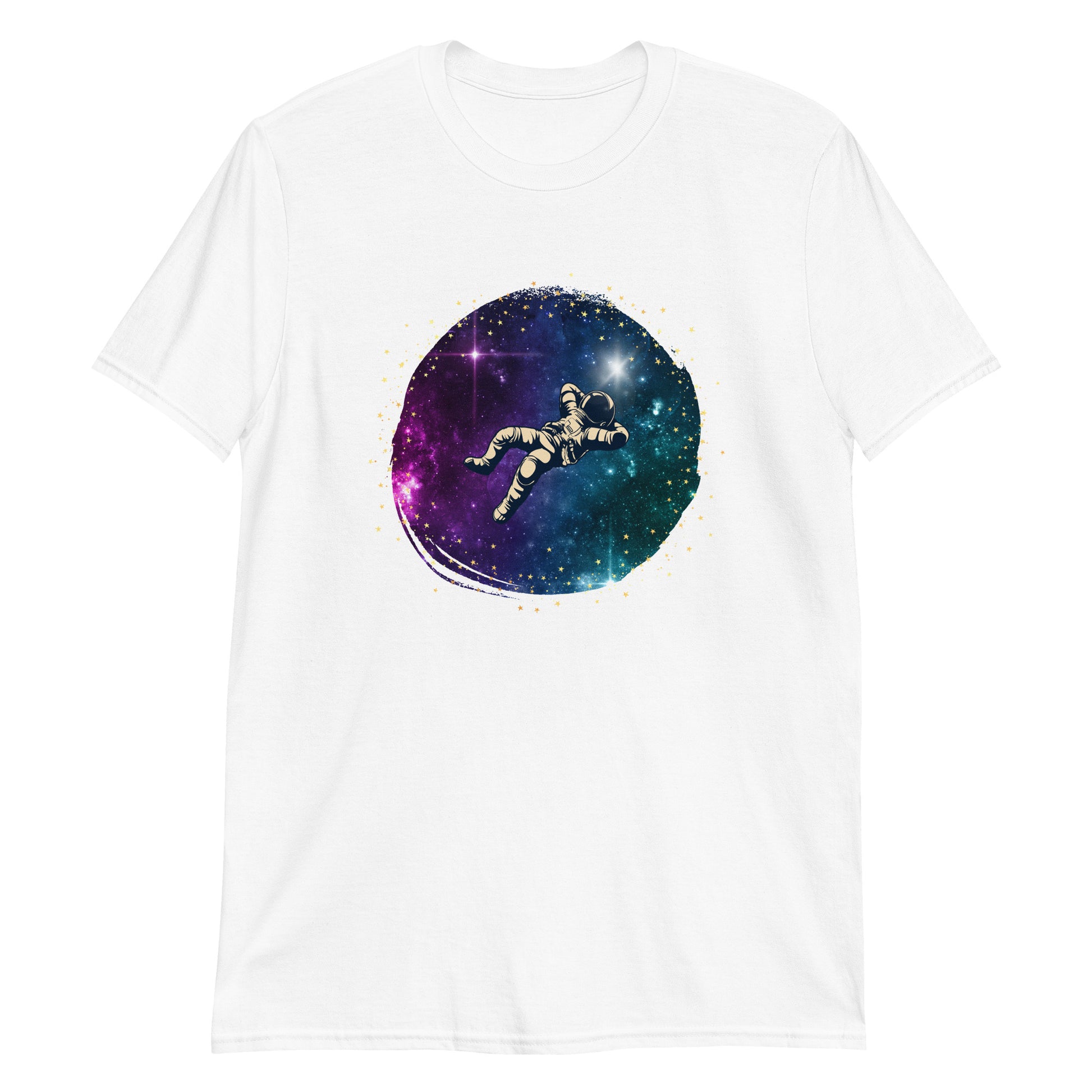 Spaceman - Short-Sleeve Unisex T-Shirt White Unisex T-shirt Space