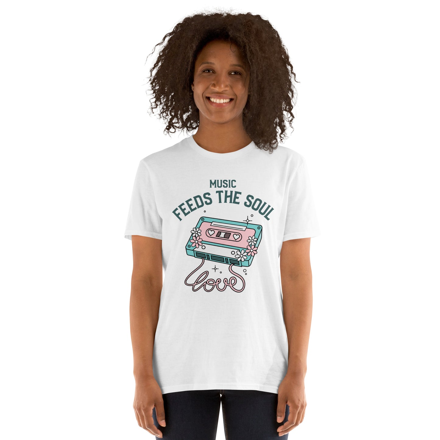 Music Feeds The Soul - Short-Sleeve Unisex T-Shirt