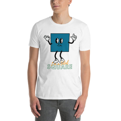 I'm A Total Square, Maths Pun - Short-Sleeve Unisex T-Shirt