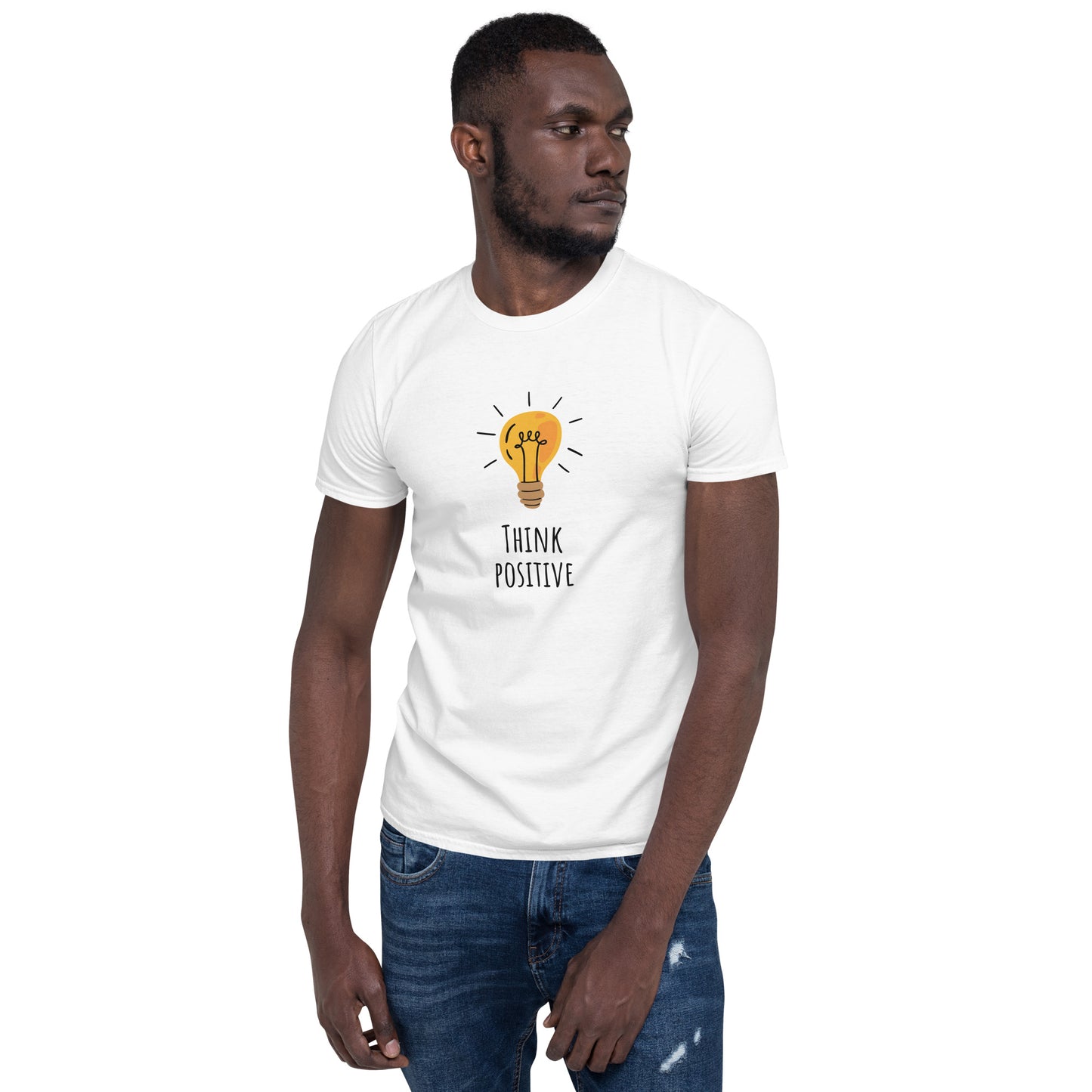 Think Positive - Short-Sleeve Unisex T-Shirt