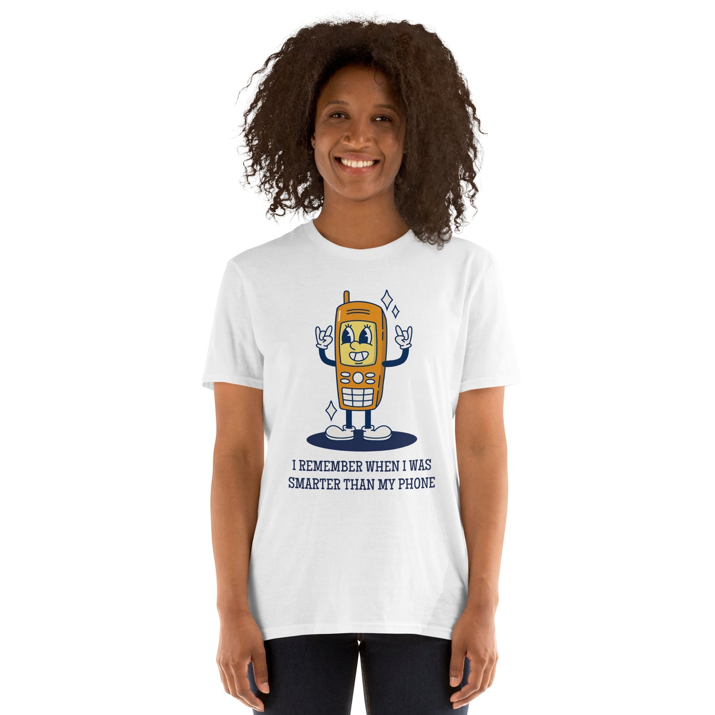 I Remember When I Was Smarter Than My Phone - Short-Sleeve Unisex T-Shirt