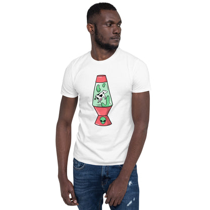 Alien Cow Lava Lamp - Short-Sleeve Unisex T-Shirt