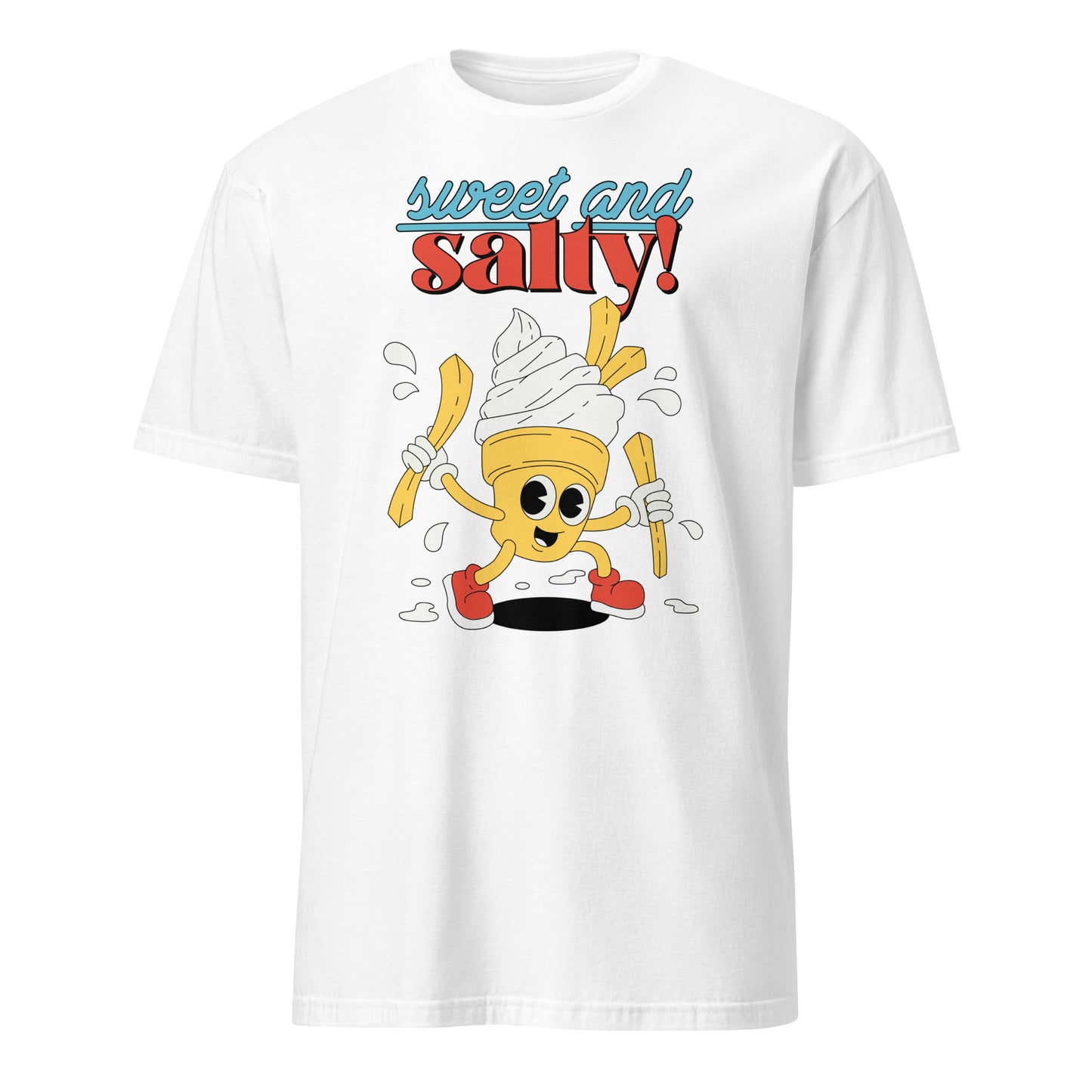 Sweet And Salty, Ice-Cream And Fries - Short-Sleeve Unisex T-Shirt