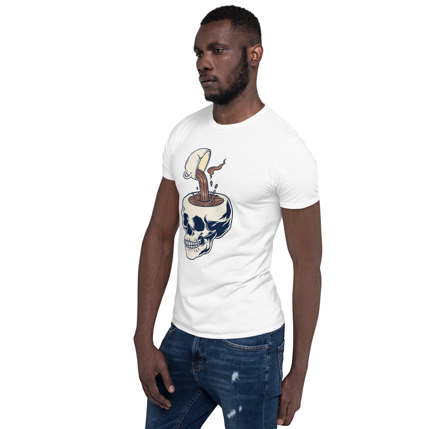 Coffee Skull - Short-Sleeve Unisex T-Shirt