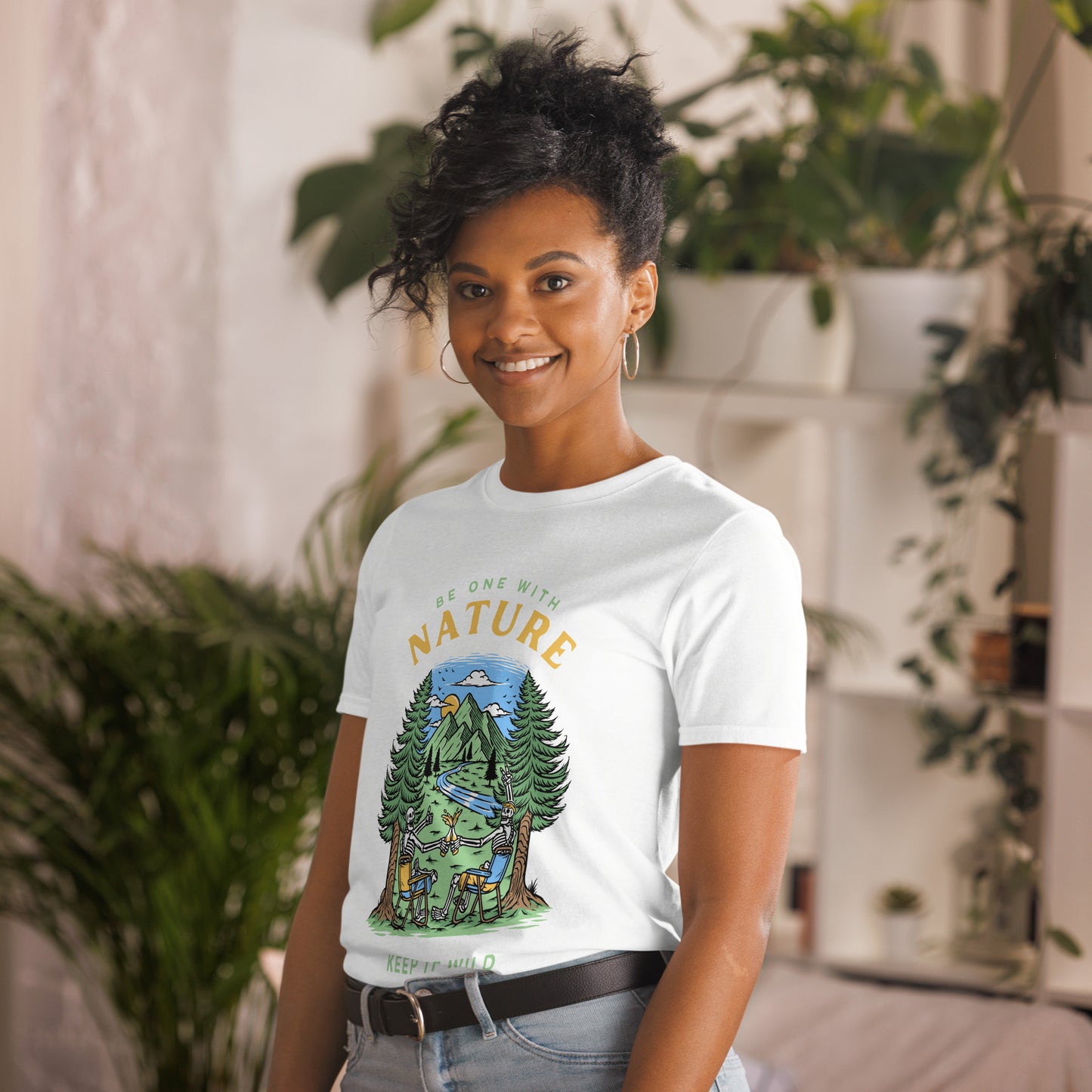 Be One With Nature - Short-Sleeve Unisex T-Shirt