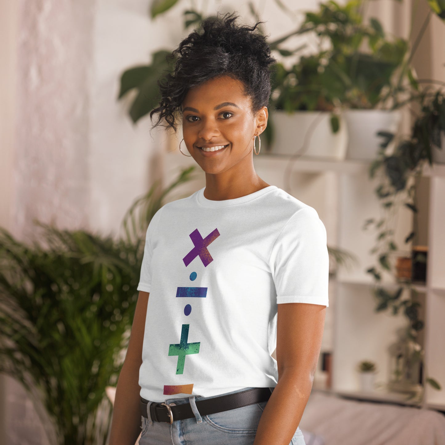 Maths Symbols - Short-Sleeve Unisex T-Shirt