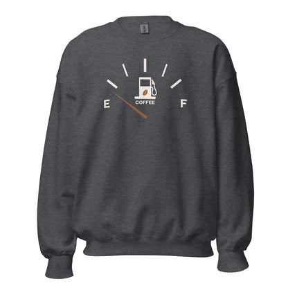 Coffee Fuel Gauge - Unisex Sweatshirt