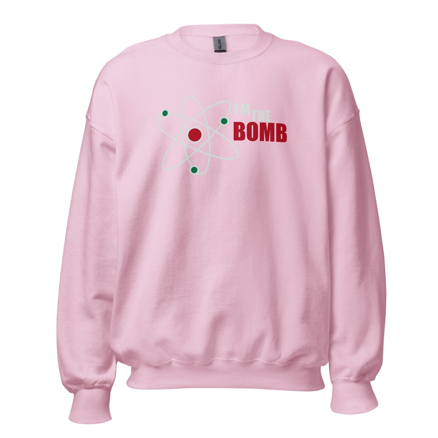 I'm The Bomb, Atom - Unisex Sweatshirt Light Pink Unisex Sweatshirt Science