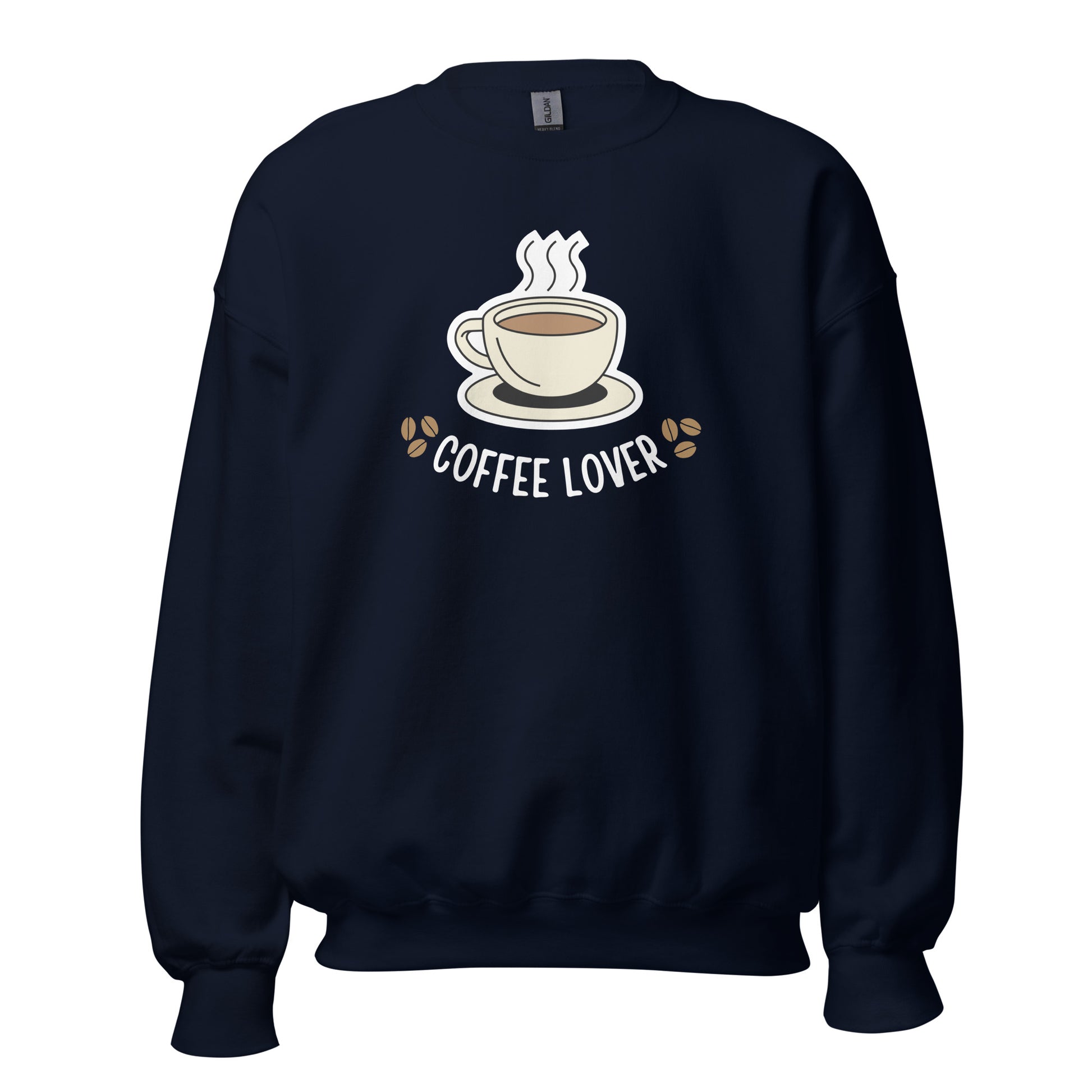 Coffee Lover - Unisex Sweatshirt Navy Unisex Sweatshirt Coffee Globally Fulfilled Printed Worldwide