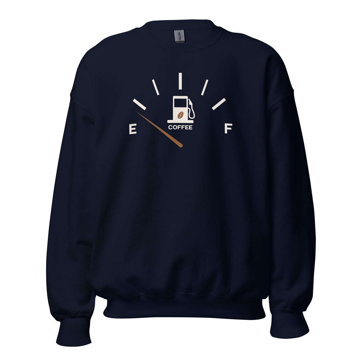 Coffee Fuel Gauge - Unisex Sweatshirt