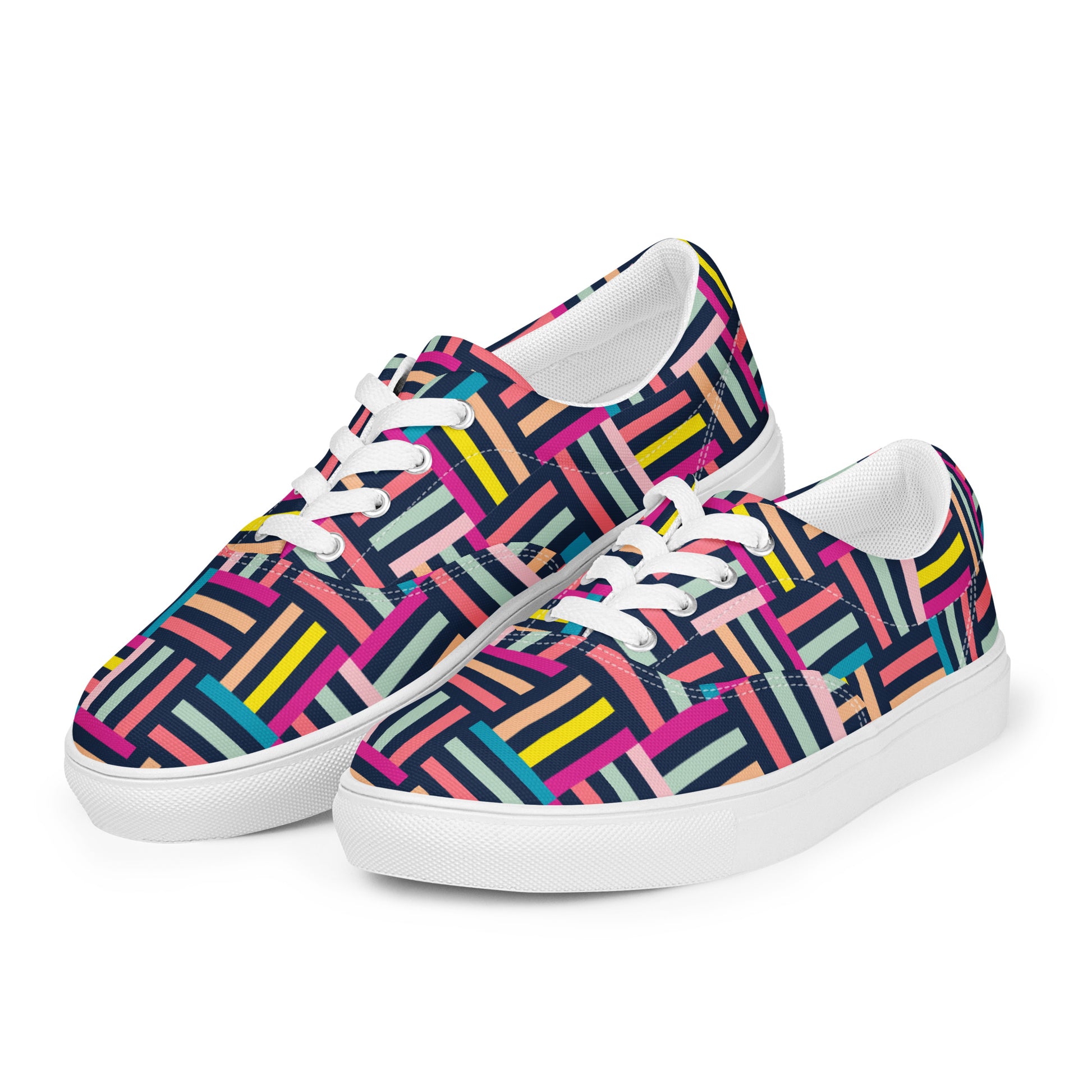 Allsorts - Women’s lace-up canvas shoes Womens Lace Up Canvas Shoes