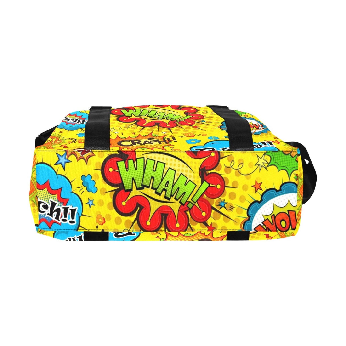 Comic Book Yellow - Square Duffle Bag Square Duffle Bag Printed Offshore