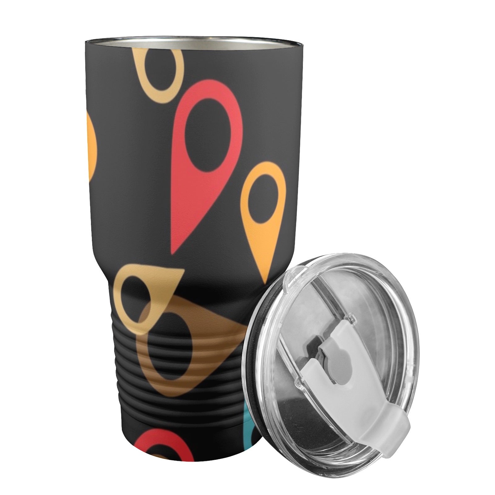 Where Am I - 30oz Insulated Stainless Steel Mobile Tumbler 30oz Insulated Stainless Steel Mobile Tumbler Printed Offshore