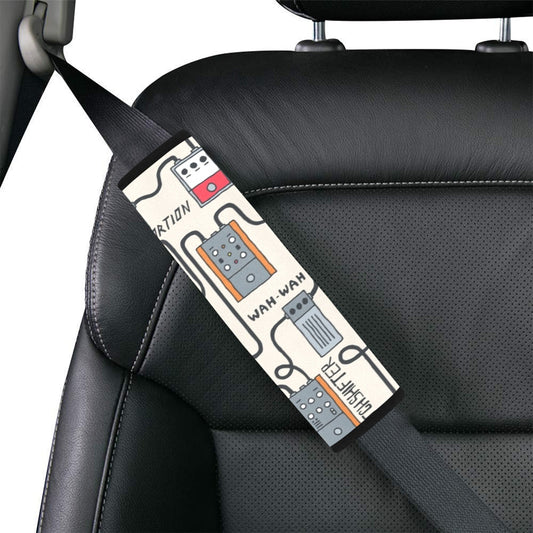 Guitar Pedals Car Seat Belt Cover 7''x10'' (Pack of 2) Car Seat Belt Cover 7x10 (Pack of 2)
