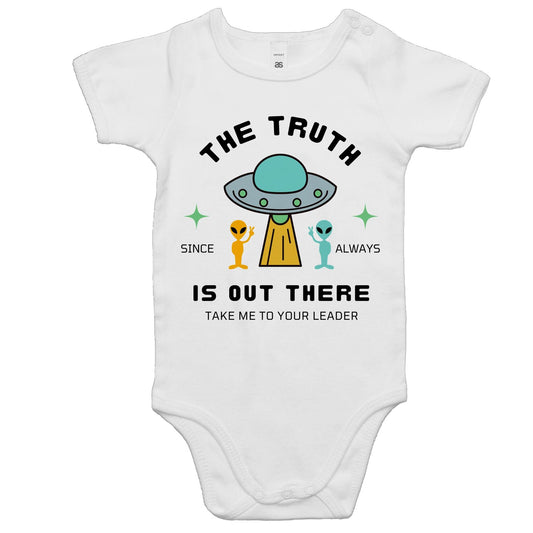 The Truth Is Out There - Baby Bodysuit White Baby Bodysuit Sci Fi