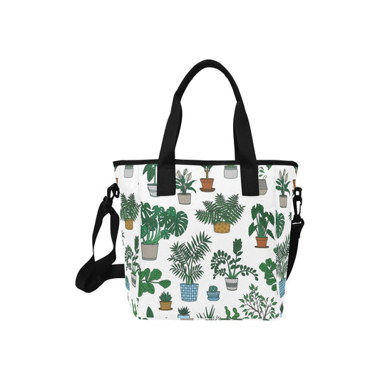 Plant Lover - Tote Bag with Shoulder Strap Nylon Tote Bag