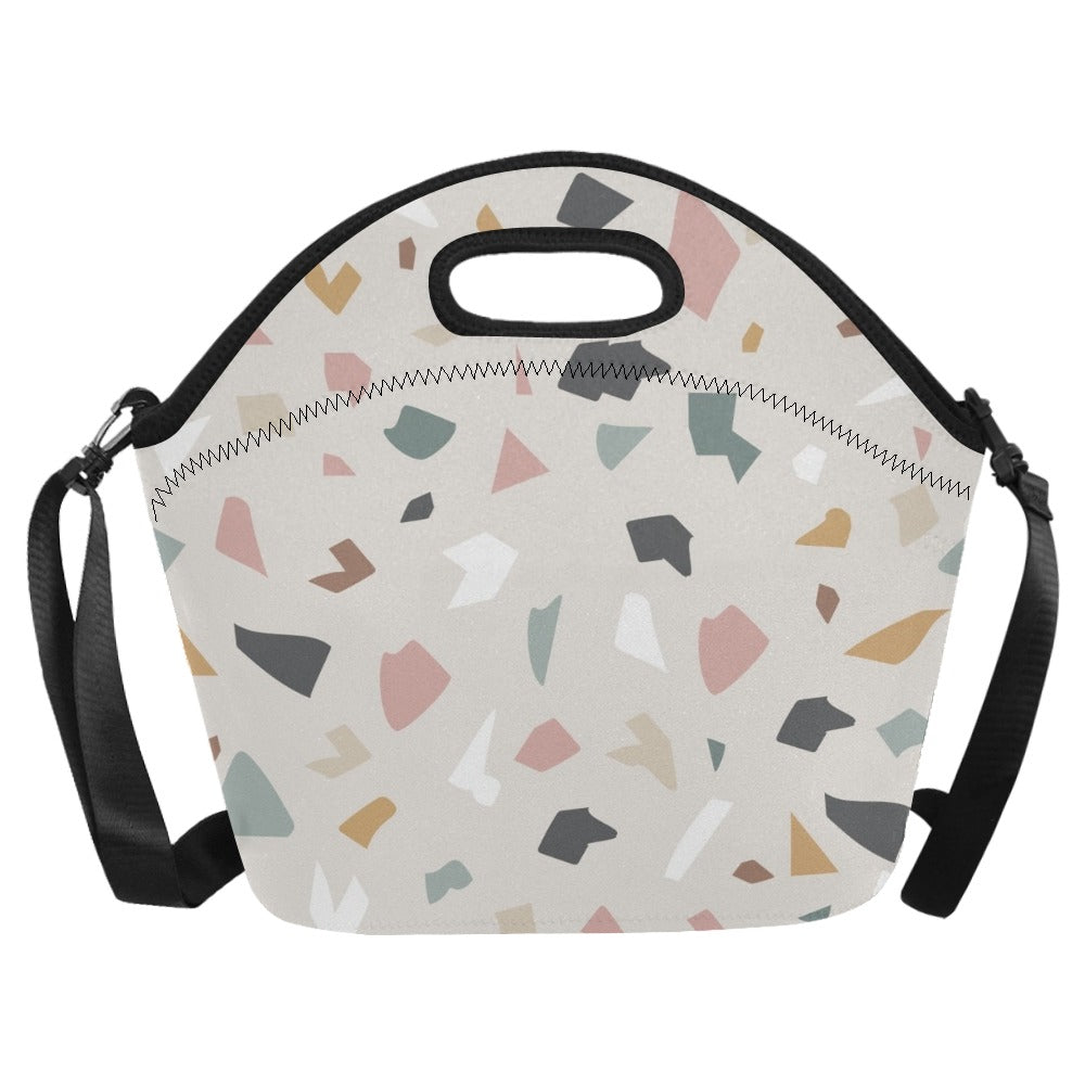 Terrazzo - Neoprene Lunch Bag/Large Neoprene Lunch Bag/Large