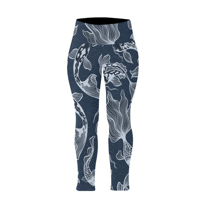 Blue Fish - Women's Extra Plus Size High Waist Leggings Women's Extra Plus Size High Waist Leggings animal Printed Offshore