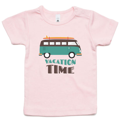Vacation Time - Baby T-shirt Pink Baby T-shirt kids