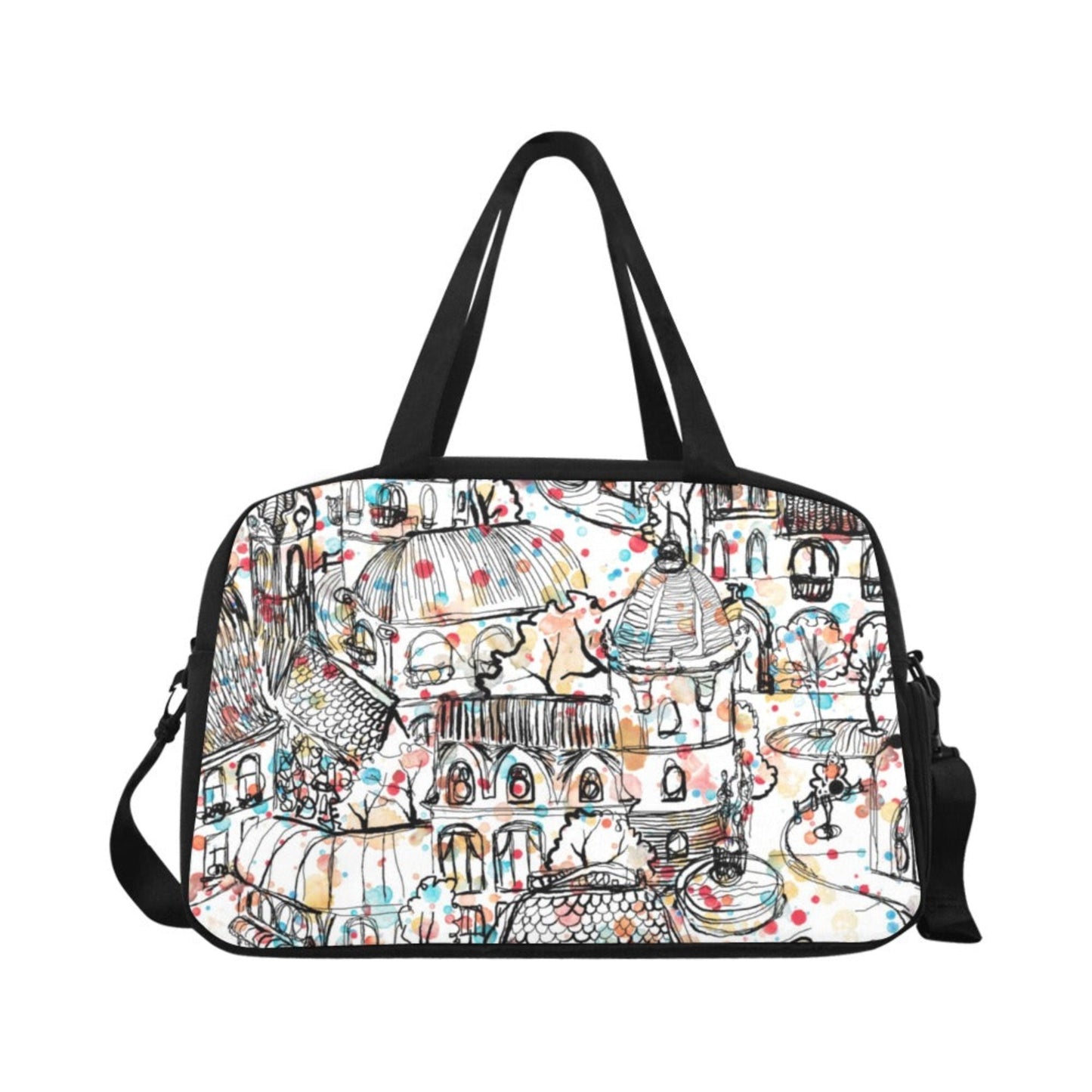 Village Life - Gym Bag Gym Bag Printed Offshore