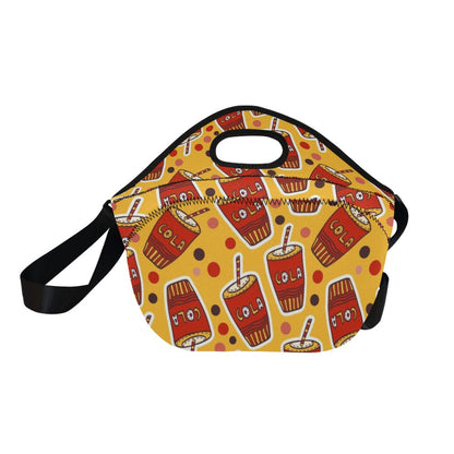 Cola - Neoprene Lunch Bag/Large Neoprene Lunch Bag/Large Food Printed Offshore